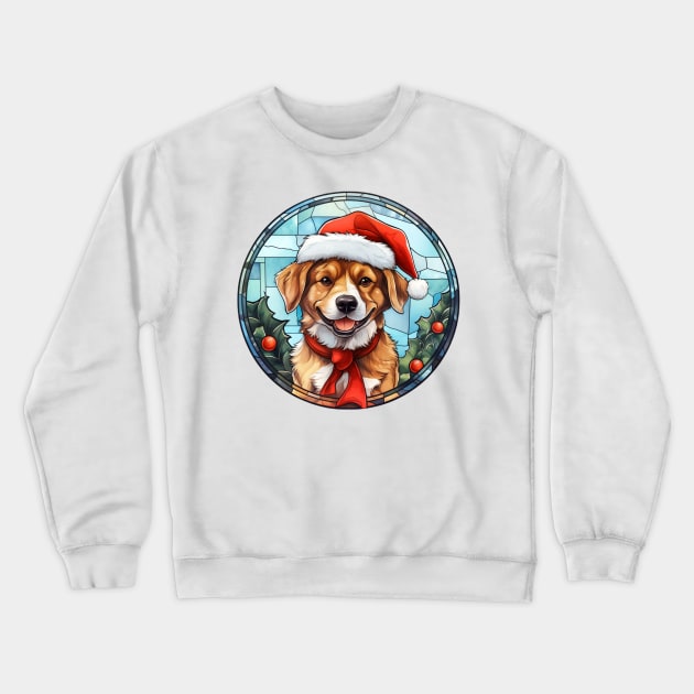 Santa Dog Crewneck Sweatshirt by Maison de Kitsch